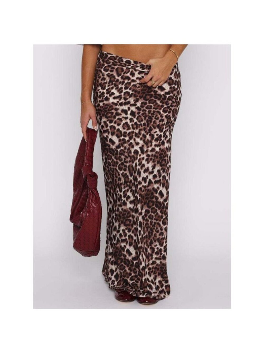 Leopard Maxi Skirt